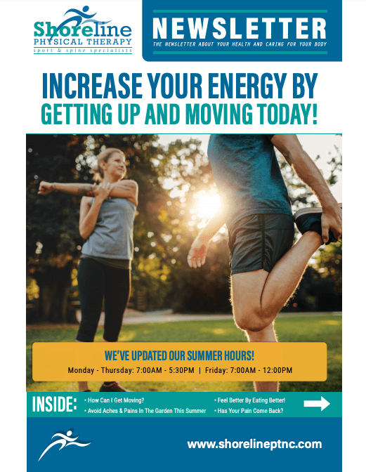 Increase Your Energy By Getting Up And Moving Today!
